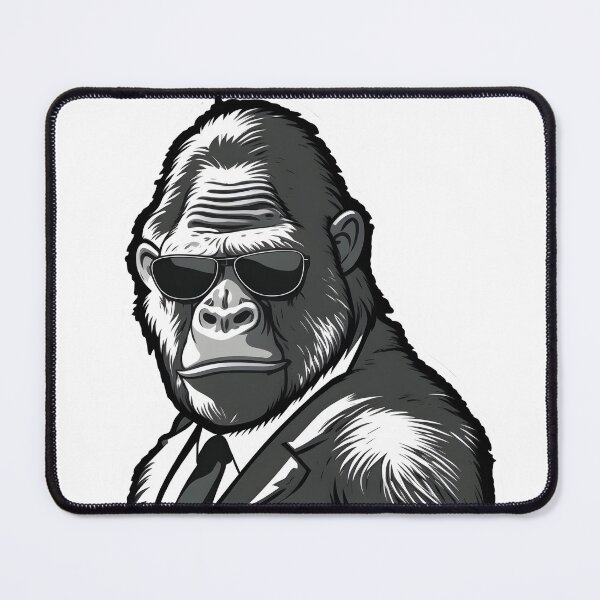 Item preview, Gorilla in Sunglasses Sticker | Cool Gorilla designed and sold by GlassFrogPrints.