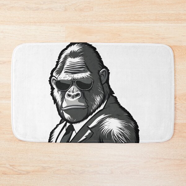 Item preview, Gorilla in Sunglasses Sticker | Cool Gorilla designed and sold by GlassFrogPrints.