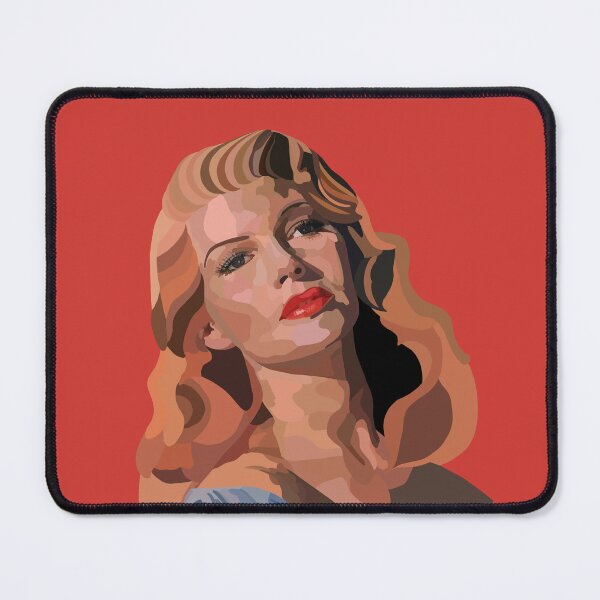 Item preview, Young Rita Hayworth Hand Drawn Digital Art designed and sold by Lartheviking.