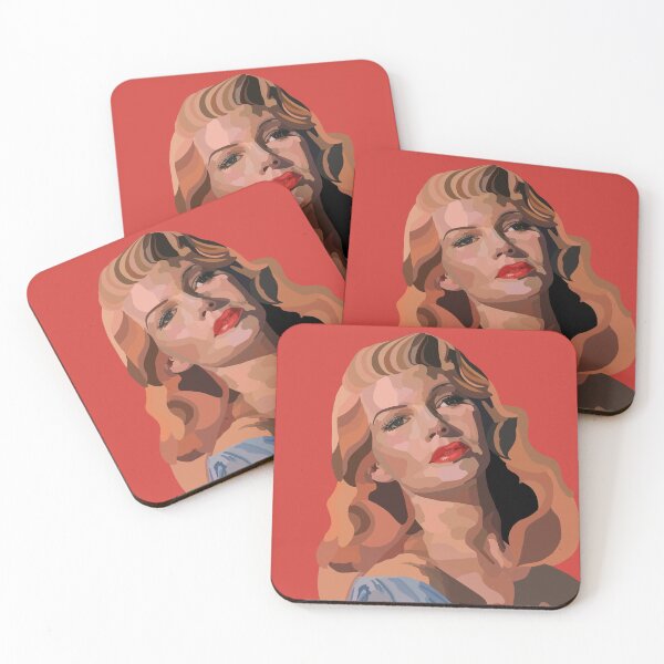 Item preview, Young Rita Hayworth Hand Drawn Digital Art  designed and sold by Lartheviking.