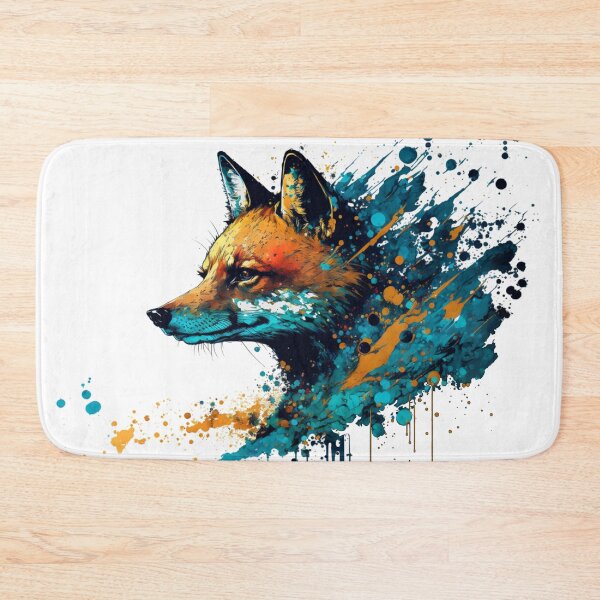 Item preview, Paint splatter fox - pop art designed and sold by Artxplor.