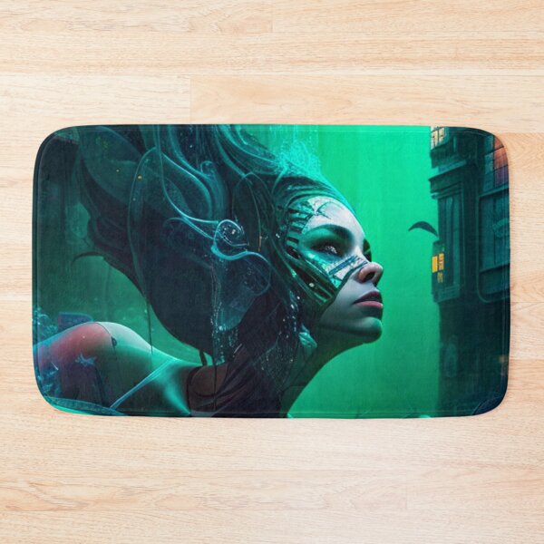 Item preview, Futuristic Mermaid designed and sold by FattoAMano.