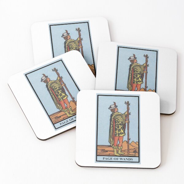 Item preview, PAGE OF WANDS Tarot  designed and sold by modymada.