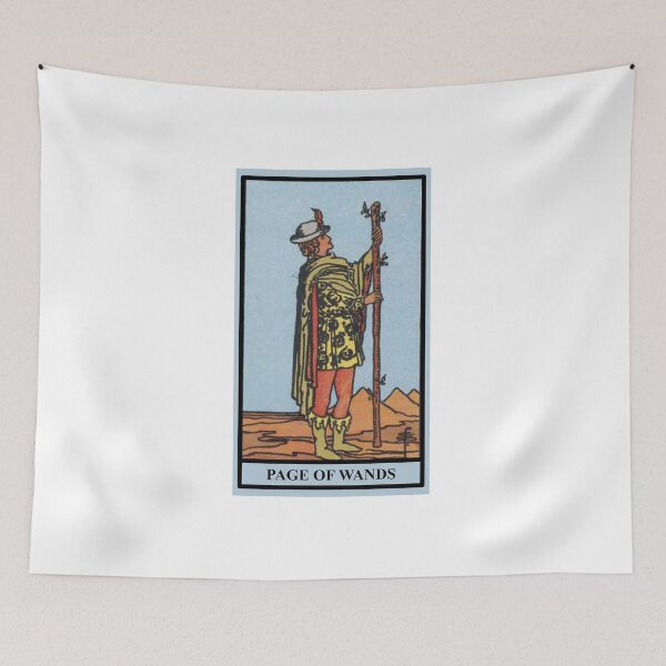 Item preview, PAGE OF WANDS Tarot  designed and sold by modymada.