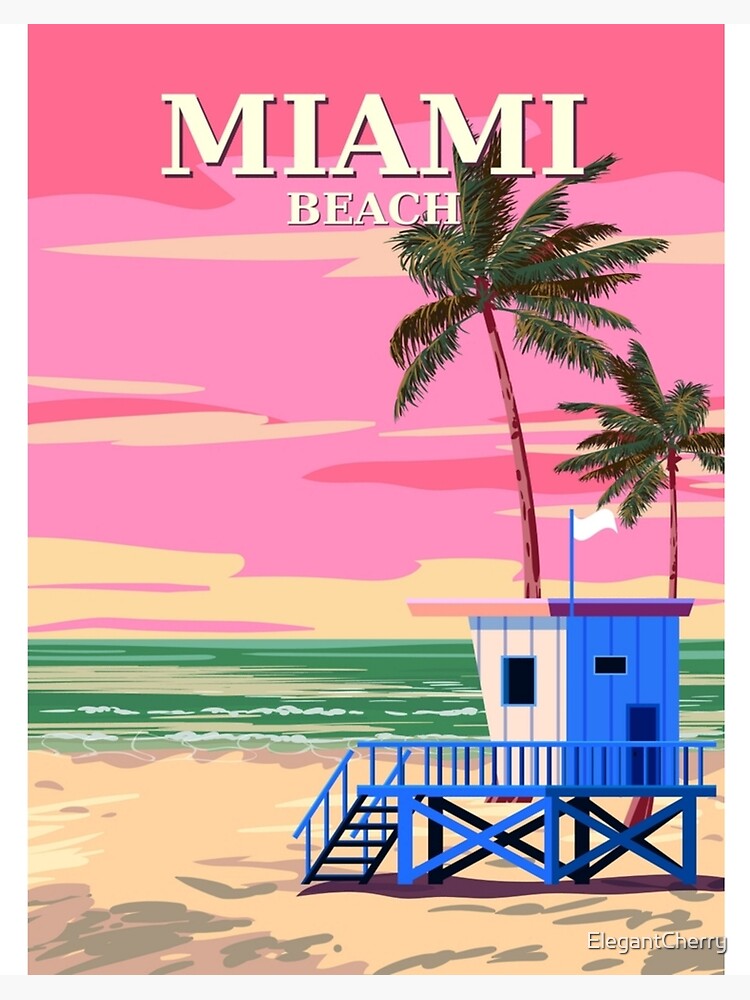 ‘SADPALM’ Artistic Print Poster hotsell LIMITED EDITION Miami Beach