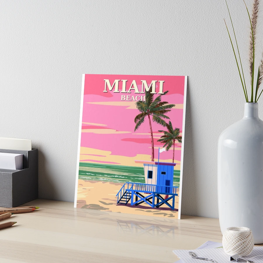 ‘SADPALM’ Artistic Print Poster LIMITED EDITION shops Miami Beach