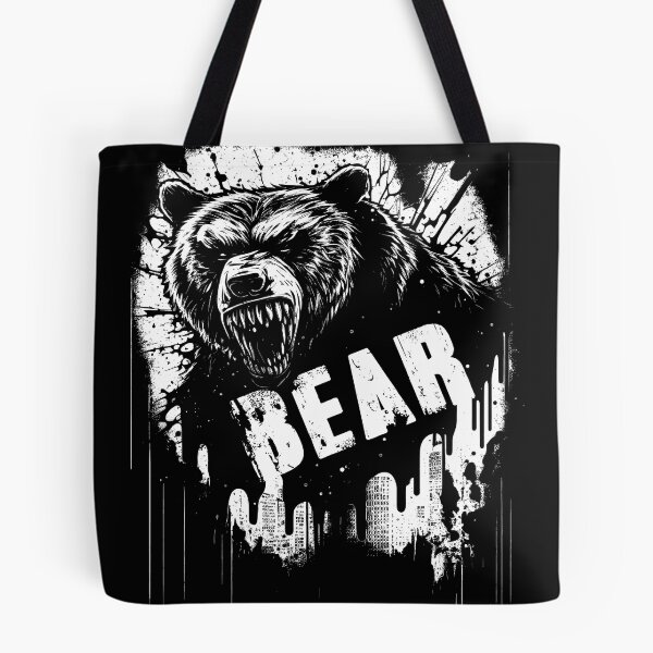 Item preview, The Grizzly Bear's Stand: A Symbol of the Bitcoin Bear Market's Resilience designed and sold by Abili-Tees.
