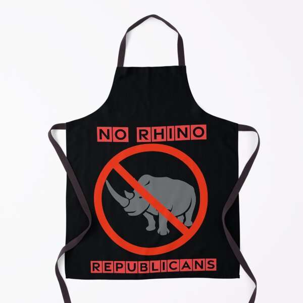 Item preview, NO RHINO REPUBLICANS - REPUBLICAN IN NAME ONLY RINO designed and sold by Pirate Foto.
