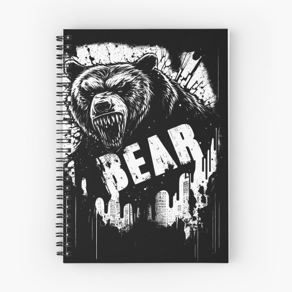Item preview, The Grizzly Bear's Stand: A Symbol of the Bitcoin Bear Market's Resilience designed and sold by Abili-Tees.
