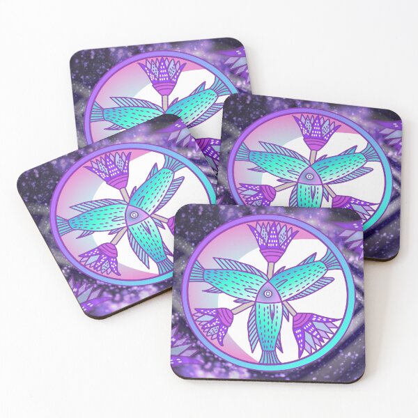 Item preview, Three Fishes Ancient Symbol, Goddess, Hathor, Lotus, Egyptian designed and sold by Jedi-Artist.