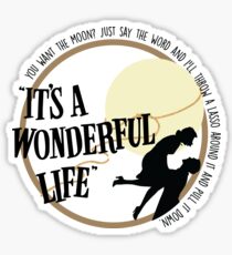 It's a Wonderful Life Movie Sticker