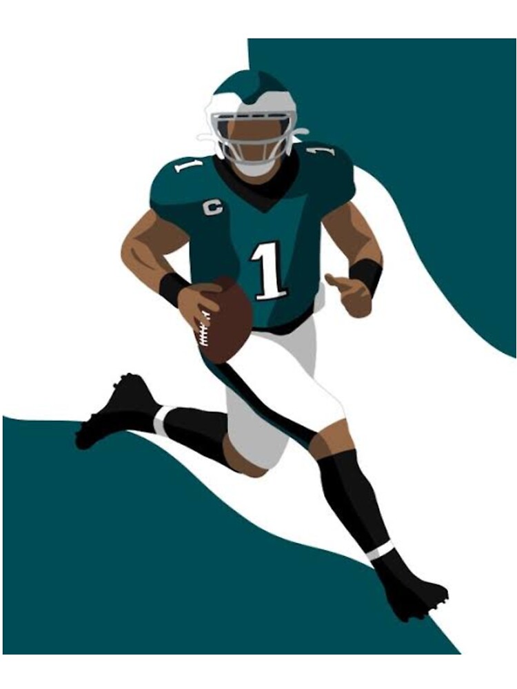 Philadelphia Eagles Jalen Hurts Carson Wentz Tee T-Shirt - Jalen Hurts -  Sticker