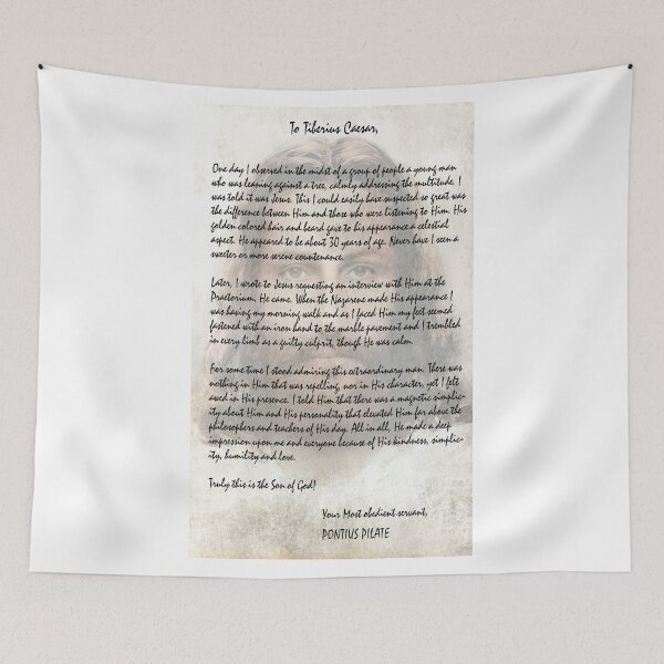 Item preview, Pilate Letter to Caesar Describing Jesus Christ designed and sold by Daniel Hagerman.