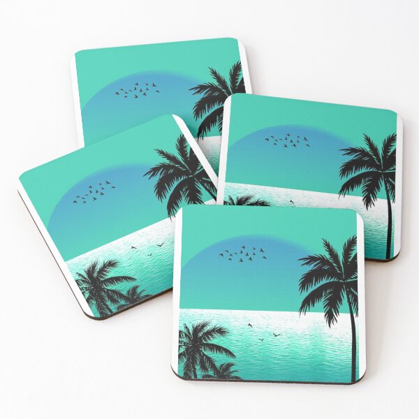 Item preview, Beautiful Tropical Scene Illustration designed and sold by sbrstore.