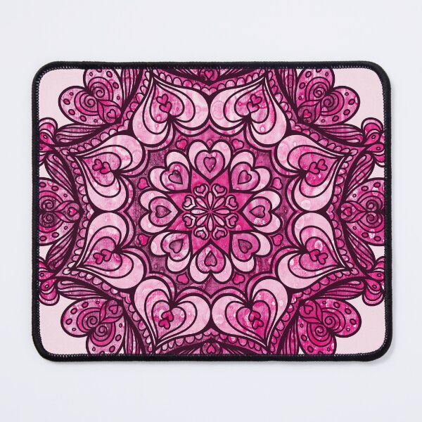 Item preview, Heart Mandala - 01 PinkBG designed and sold by serenaking.