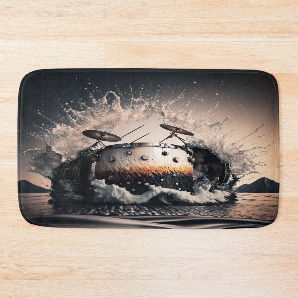 Item preview, Drummer ArtWork With Water Splashing  designed and sold by Unwind-Art-Work.