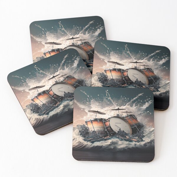 Item preview, Drummer ArtWork With Water Splashing  designed and sold by Unwind-Art-Work.