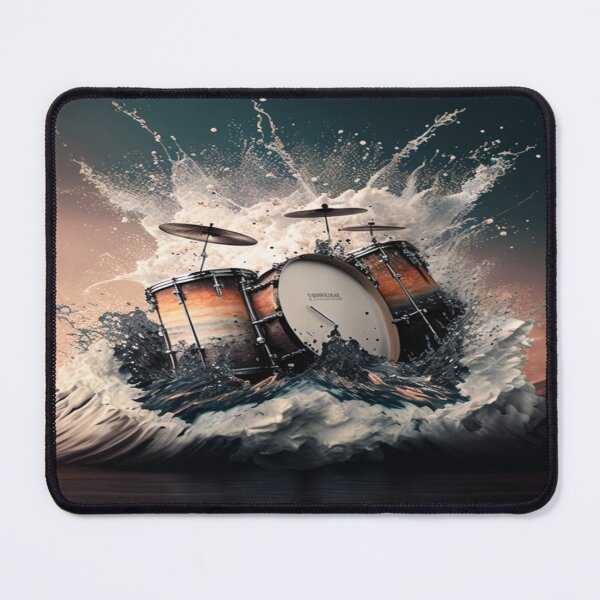 Item preview, Drummer ArtWork With Water Splashing designed and sold by Unwind-Art-Work.