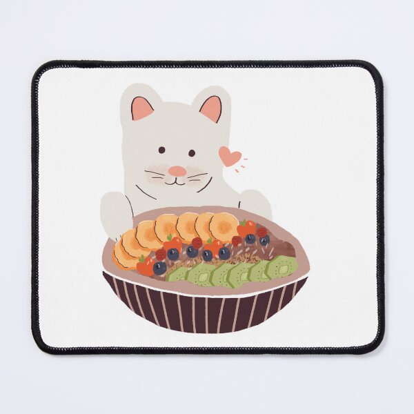 Item preview, Cat with Acai Bowl designed and sold by aaalou.