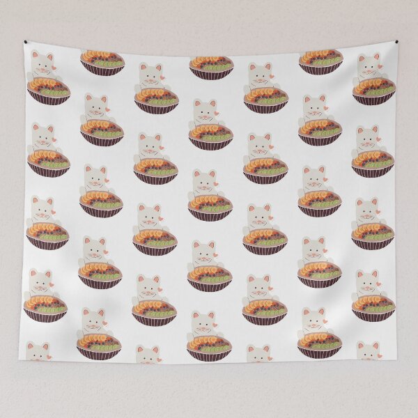 Item preview, Cat with Acai Bowl designed and sold by aaalou.