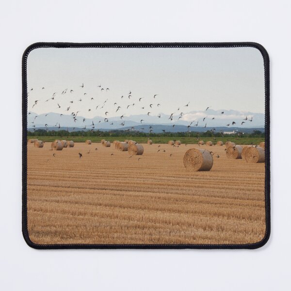 Item preview, Hay Bales with Birds in Flight  designed and sold by jojobob.