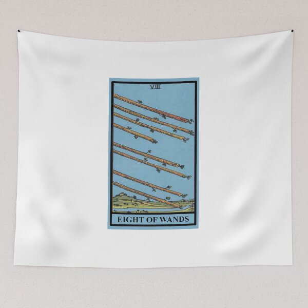 Item preview, EIGHT OF WANDS Tarot  designed and sold by modymada.