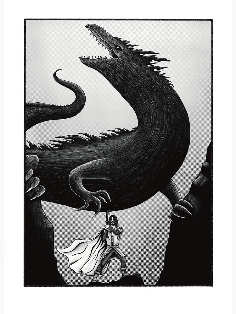 Turin and Glaurung Art Board Print for Sale by cheapheat