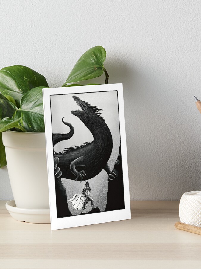 Turin and Glaurung Art Board Print for Sale by cheapheat