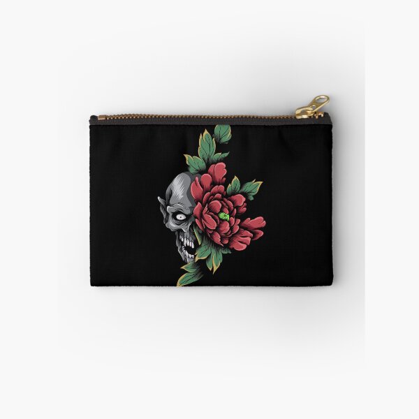Item preview, Demonic Skull with Flower designed and sold by RedNeo.