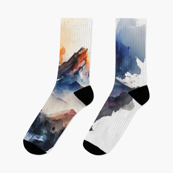 Item preview, mountain watercolor designed and sold by shokA Design.