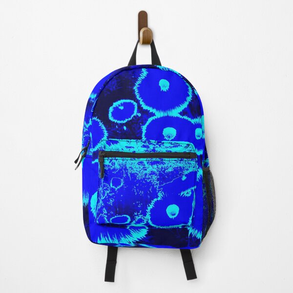 Item preview, Glowing Blue Abstract Dandelions designed and sold by asurtiumgreen.