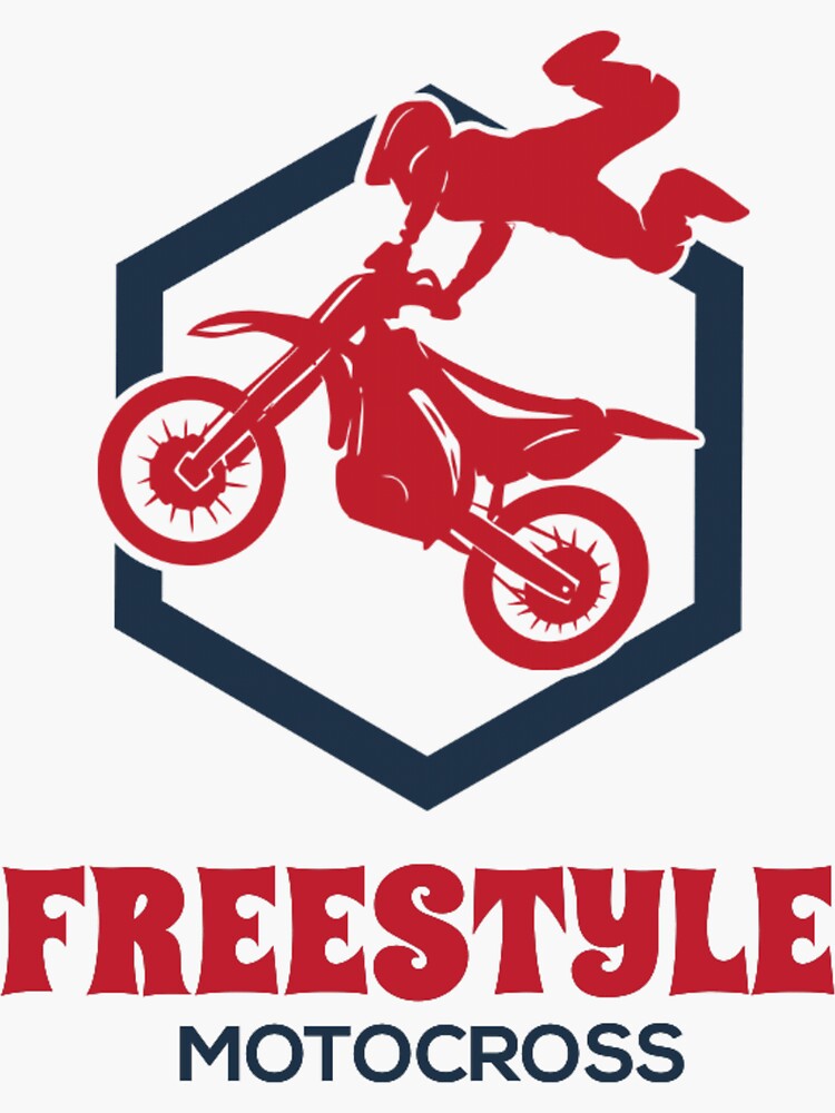 Motorrad Moto Cross Freestyle Aufkleber #11 in Wunschfarbe, Silhuettes, Fun Sticker
