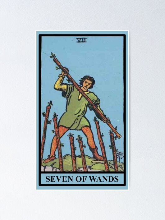 SEVEN OF WANDS Tarot 