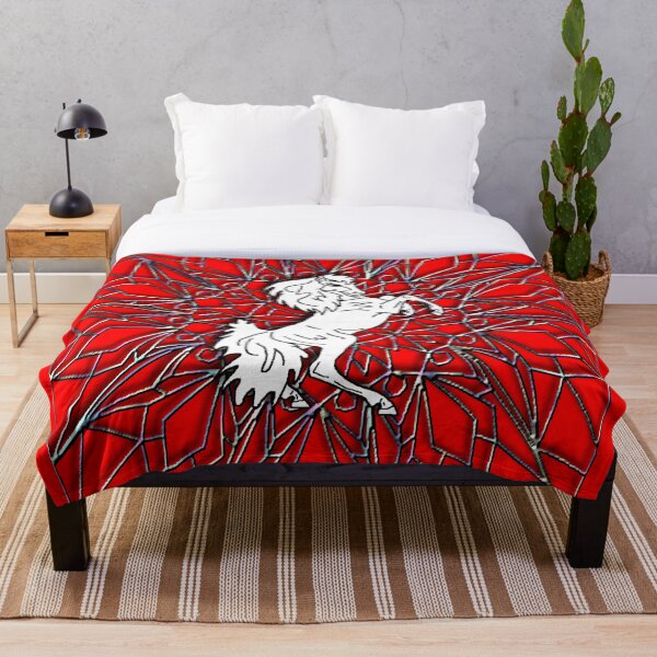 Item preview, Rearing Filly on Mandala Background-Red designed and sold by KaycysCreations.