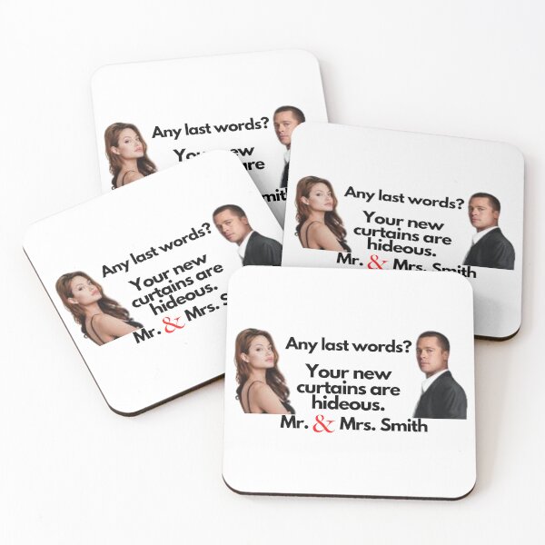 Item preview, Mr. and Mrs. Smith Quote designed and sold by Rileyjoel2003.
