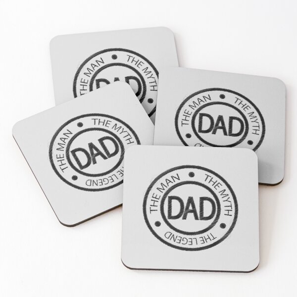 Item preview, Dad - The Man, The Myth, The Legend - Quote Design designed and sold by RedArtsDesign.