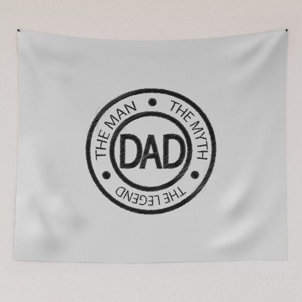 Item preview, Dad - The Man, The Myth, The Legend - Quote Design designed and sold by RedArtsDesign.