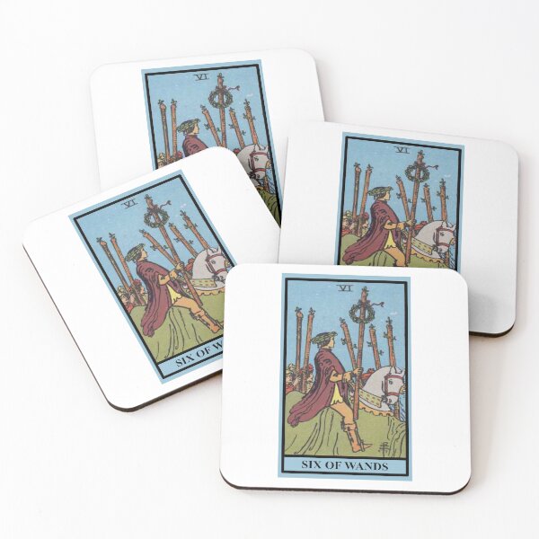 Item preview, SIX OF WANDS Tarot  designed and sold by modymada.