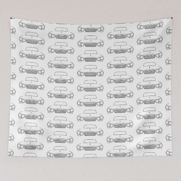 Item preview, Triumph Vitesse 1960s British classic car outline (black) designed and sold by soitwouldseem.