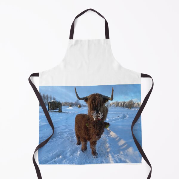 Item preview, Scottish Highland Cattle Cow and calf Christmas 4220 designed and sold by SaarelaHighland.