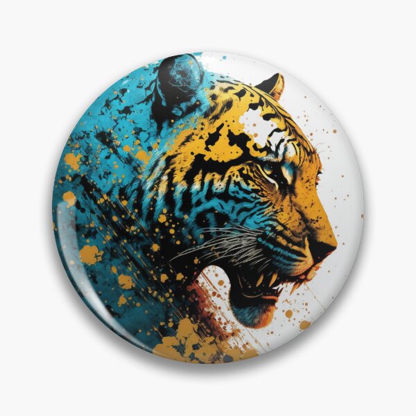 Item preview, Paint splatter tiger - pop art designed and sold by Artxplor.