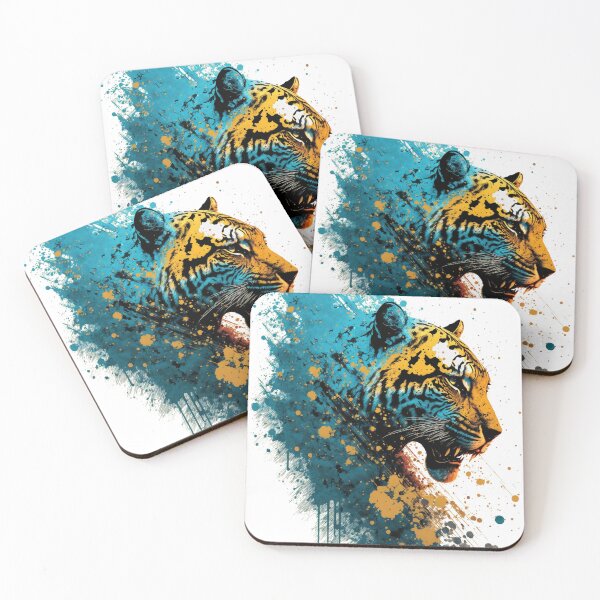 Item preview, Paint splatter tiger - pop art designed and sold by Artxplor.