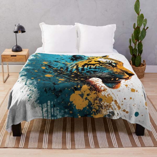 Item preview, Paint splatter tiger - pop art designed and sold by Artxplor.
