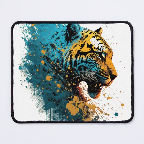Item preview, Paint splatter tiger - pop art designed and sold by Artxplor.
