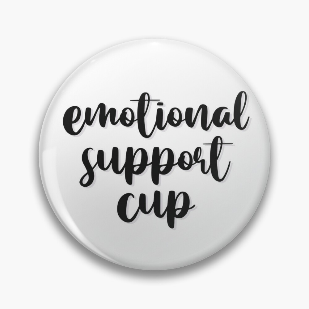 emotional support cup (Stanley yellow) Sticker for Sale by gintherealworld