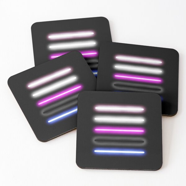 Item preview, Minimalist Neon Genderfluid Pride Flag designed and sold by O1RSH.