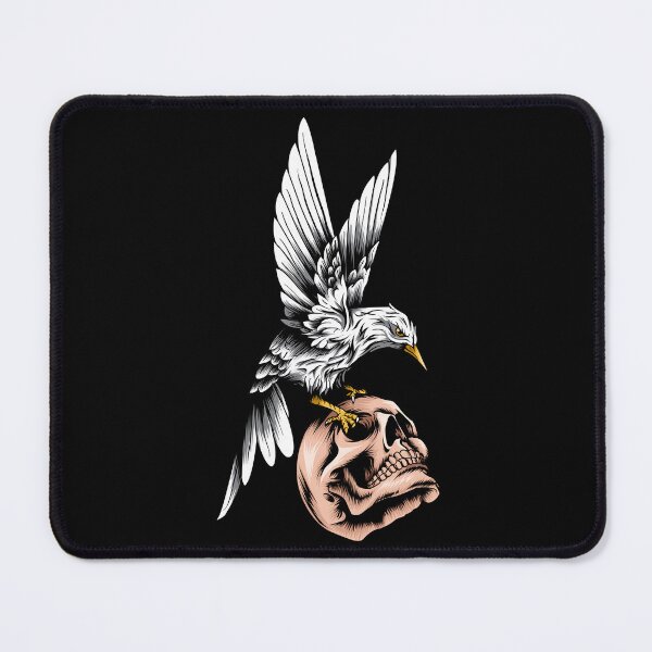 Item preview, Skull with White Crow designed and sold by RedNeo.
