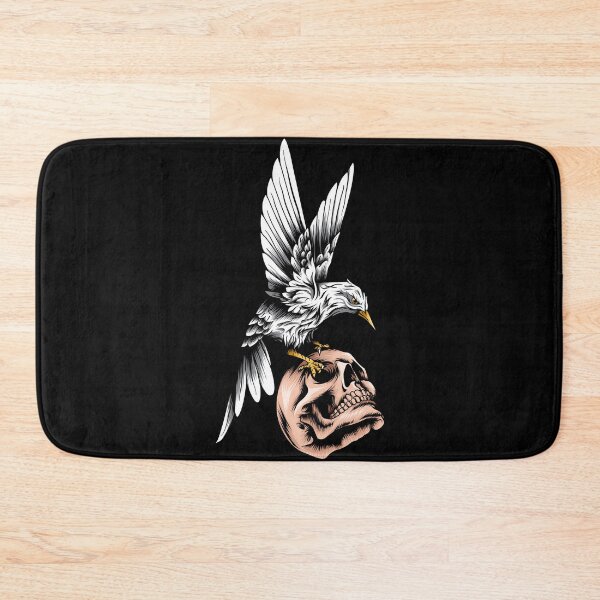 Item preview, Skull with White Crow designed and sold by RedNeo.