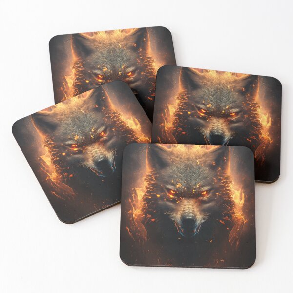 Item preview, Angry wolf God designed and sold by Visual-wallart.