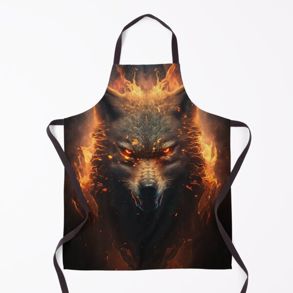 Item preview, Angry wolf God designed and sold by Visual-wallart.